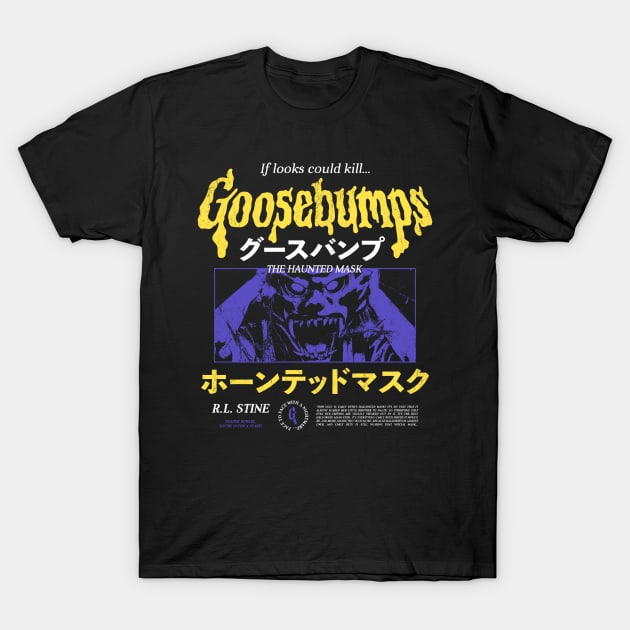 Goosebumps - Haunted Mask T-Shirt by Tee Cult